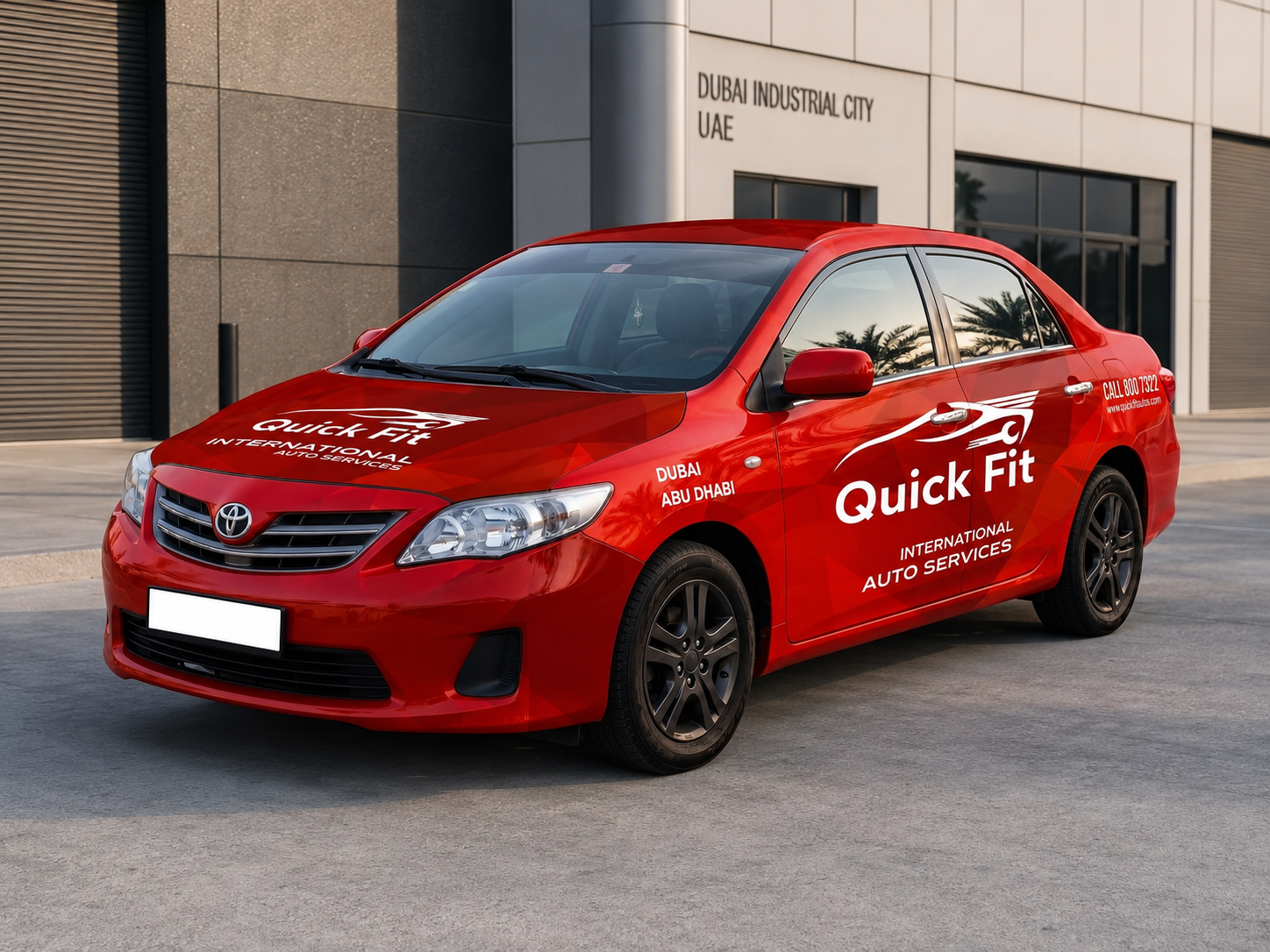 Sedan — Full brand wrap