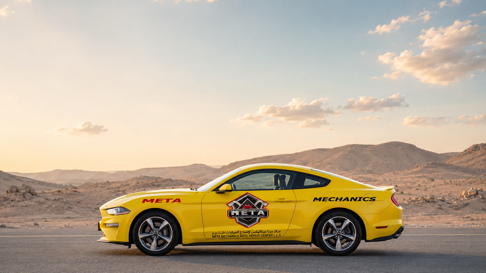 Sports car — Logo & cut vinyl